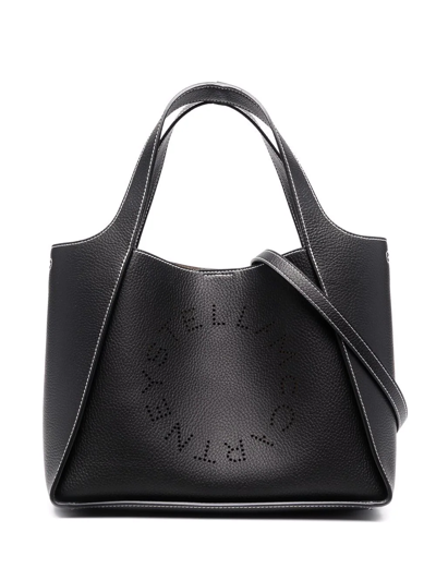 Stella Mccartney Stella Logo Tote Bag In Black