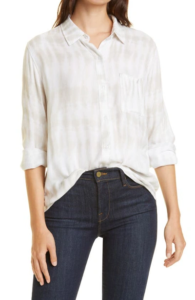 Rails Hunter Plaid Button-up Shirt In Ivory Cream Tide