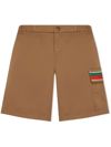 GUCCI SIDE-STRIPE LOGO TRACK SHORTS