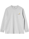 Carhartt American Script Long-sleeve T-shirt In Grey