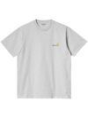 Carhartt American Script Short-sleeve T-shirt In Grey