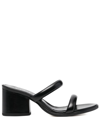 AEYDE DOUBLE-STRAP LEATHER SANDALS