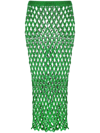 CULT GAIA 镂空针织铅笔半身裙