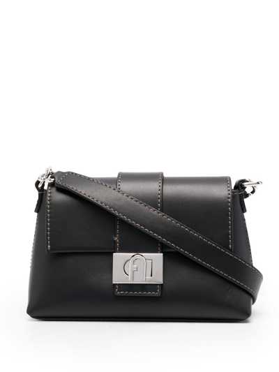 Furla Mini Charlie Shoulder Bag In Black