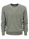 BRUNELLO CUCINELLI PURE CASHMERE CREW-NECK SWEATER