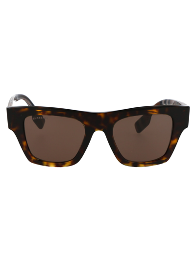 Burberry Eyewear Ernest Sunglasses In 399173 Dark Havana