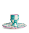 VAISSELLE EGGCELLENT EGG CUP AND PLATE (19CM)