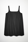 Cos Contrast-panel Mini Dress In Black