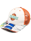 Just Don Mesh-panel 'islands' Baseball Cap In White