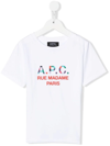 APC LOGO-PRINT COTTON T-SHIRT