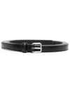 Alexander Mcqueen Buckled Adjustable Belt In Black