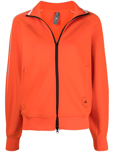 Adidas By Stella Mccartney Oversized Track Jacket In Orange