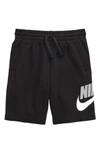 Nike Sportswear Kids' Club Fleece Shorts In Black