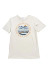 Nordstrom Rack Kids' Graphic Print T-shirt In Grey Fog Activist
