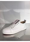 Christian Louboutin F.a.v Fique A Vontade Mid Cut Leather Sneaker In White