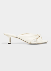 Jimmy Choo Avenue Pantoletten 50mm In Latte