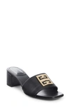 GIVENCHY 4G BLOCK HEEL SLIDE SANDAL