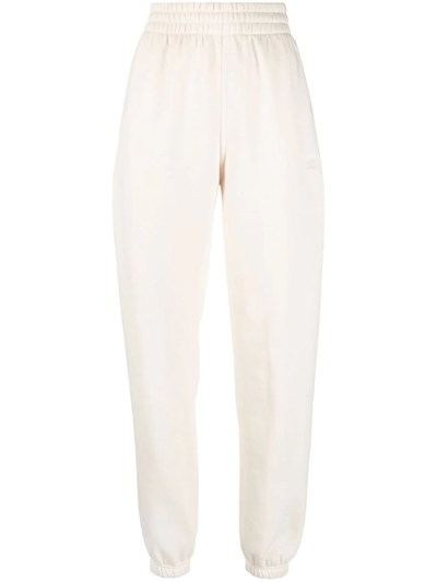 Adidas Originals Adidas Original High Waist Tapered Track Pants In Nude