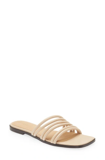 Frame Le Capri Strappy Slide Sandal In Nude