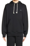 Acne Studios Fairah Hood X M Face Regular Fit Hoodie In Black