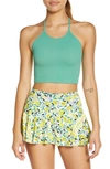 Free People Fp Movement Crop Run Tank In Green Teal/dnu