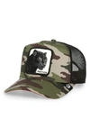 Goorin Bros The Panther Trucker Hat W/patch In Camo