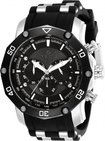 Invicta Pro Diver Chronograph Quartz Black Dial Mens Watch 28753 In Black,gunmetal