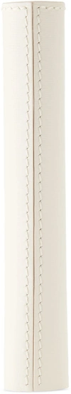 La Bouche Rouge Refillable Leather Mascara Case – White In Na