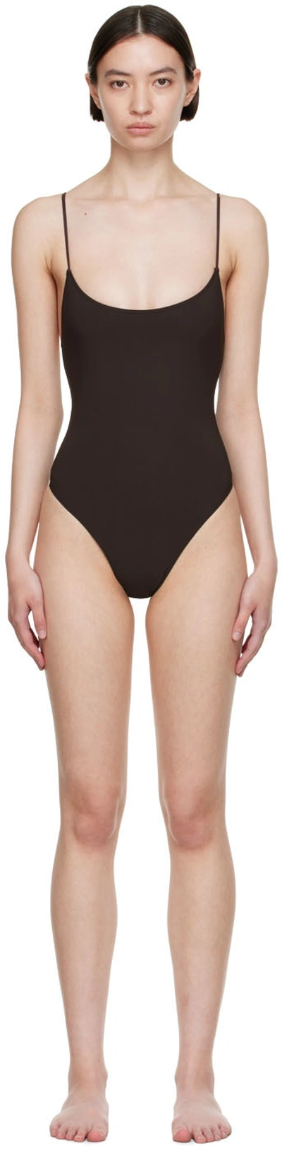 Lido Brown Trentasei One-piece Swimsuit