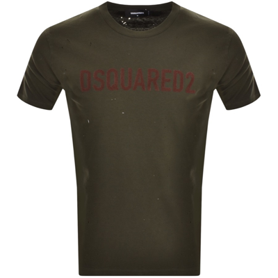 Dsquared2 Cool T-shirt In Khaki