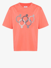 Erl Unisex Olympics Printed Jersey T-shirt In Orange