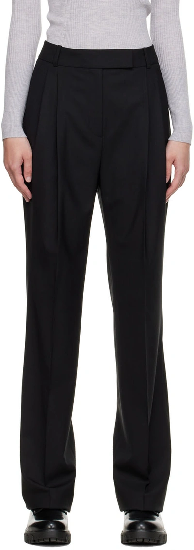 Hugo Black Hireza Trousers In 1 Black