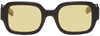 Flatlist Eyewear Black Veneda Carter Edition Disco Sunglasses