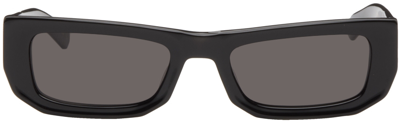 Flatlist Eyewear Black Bricktop Sunglasses In Solid Black