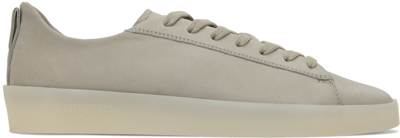 Essentials Gray Tennis Low Sneakers In 024_cement