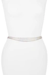 Vidakush Mini Diamante Belly Chain In Silver