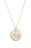 Nashelle Birth Flower Necklace In 14k Gold Fill - November