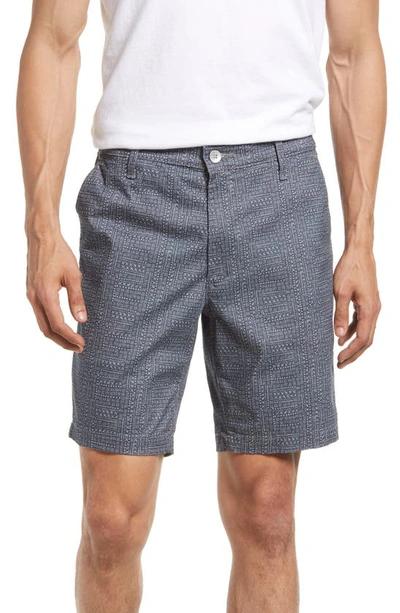 Ag Wanderer Print Chino Shorts In Shaw Grey Multi