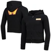 NEW ERA GIRLS YOUTH NEW ERA BLACK WASHINGTON COMMANDERS FULL-ZIP HOODIE