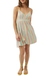O'neill Kenzie Stripe Sundress In Multi Colored