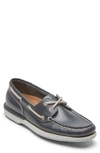 Rockport 'perth' Boat Shoe In Navy Blue Leather