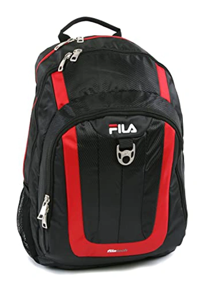 Fila Backpack In Black Red | ModeSens