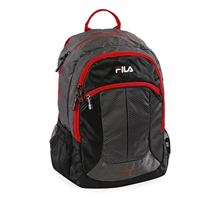 Fila Backpack In Grey Red | ModeSens