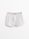 MASSIMO DUTTI COTTON BOXER SHORTS