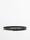 MASSIMO DUTTI REVERSIBLE LEATHER BELT