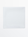 Massimo Dutti Halstuch Aus 100% Seide Glatt In White