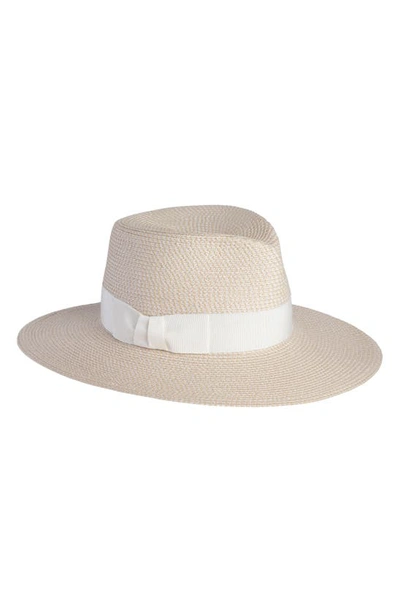 Eric Javits Squishee Instinct Fedora Hat In Cream