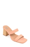 Journee Collection Tru Comfort Foam Nolla Heeled Sandal In Blush
