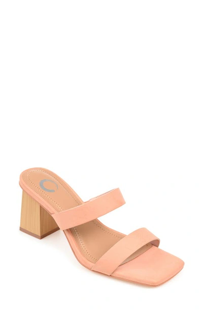 Journee Collection Tru Comfort Foam Nolla Heeled Sandal In Blush