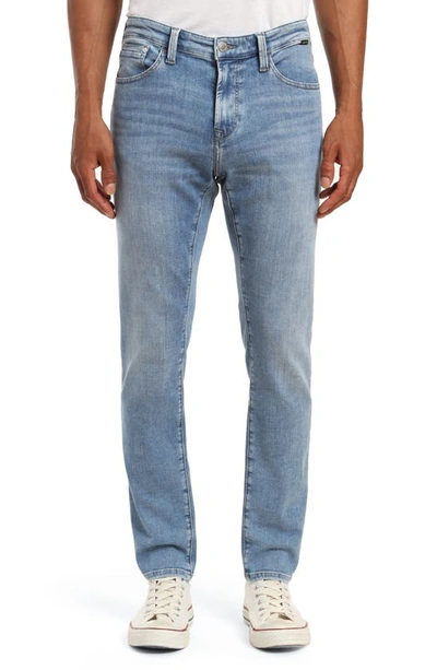 Mavi Jeans Zach Straight Leg Jeans In Light Tonal Brushed Super